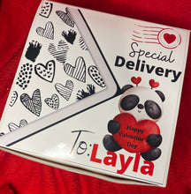Load image into Gallery viewer, Panda Valentine’s Day Box