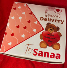Load image into Gallery viewer, Brown Bear Valentine’s Box
